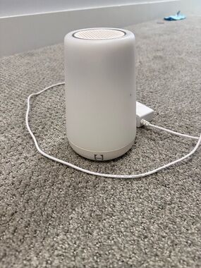 White LED Touch Lamp with Built-In Speaker